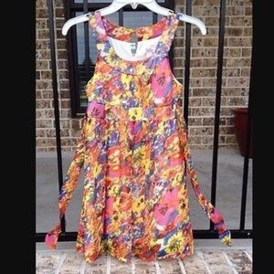 Justice floral Fall Spring summer dress 6 8 10